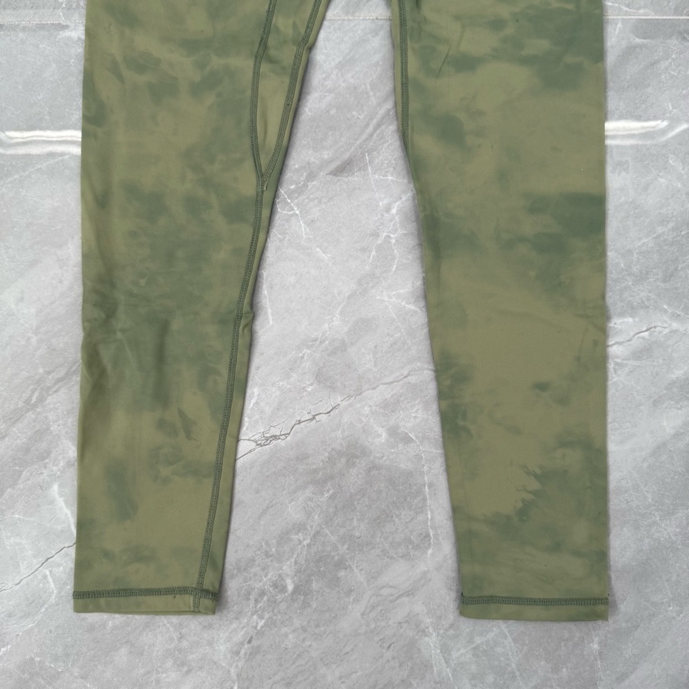 Women’s Tie Dye 25” Cropped Workout Athletic Leggings Pocket Size 8 - Picture 5 of 14